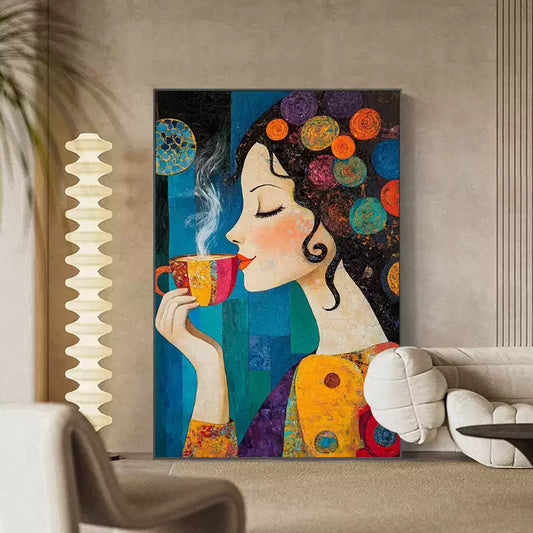 《How to hang oil paintings? Let art naturally blend into your living space》
