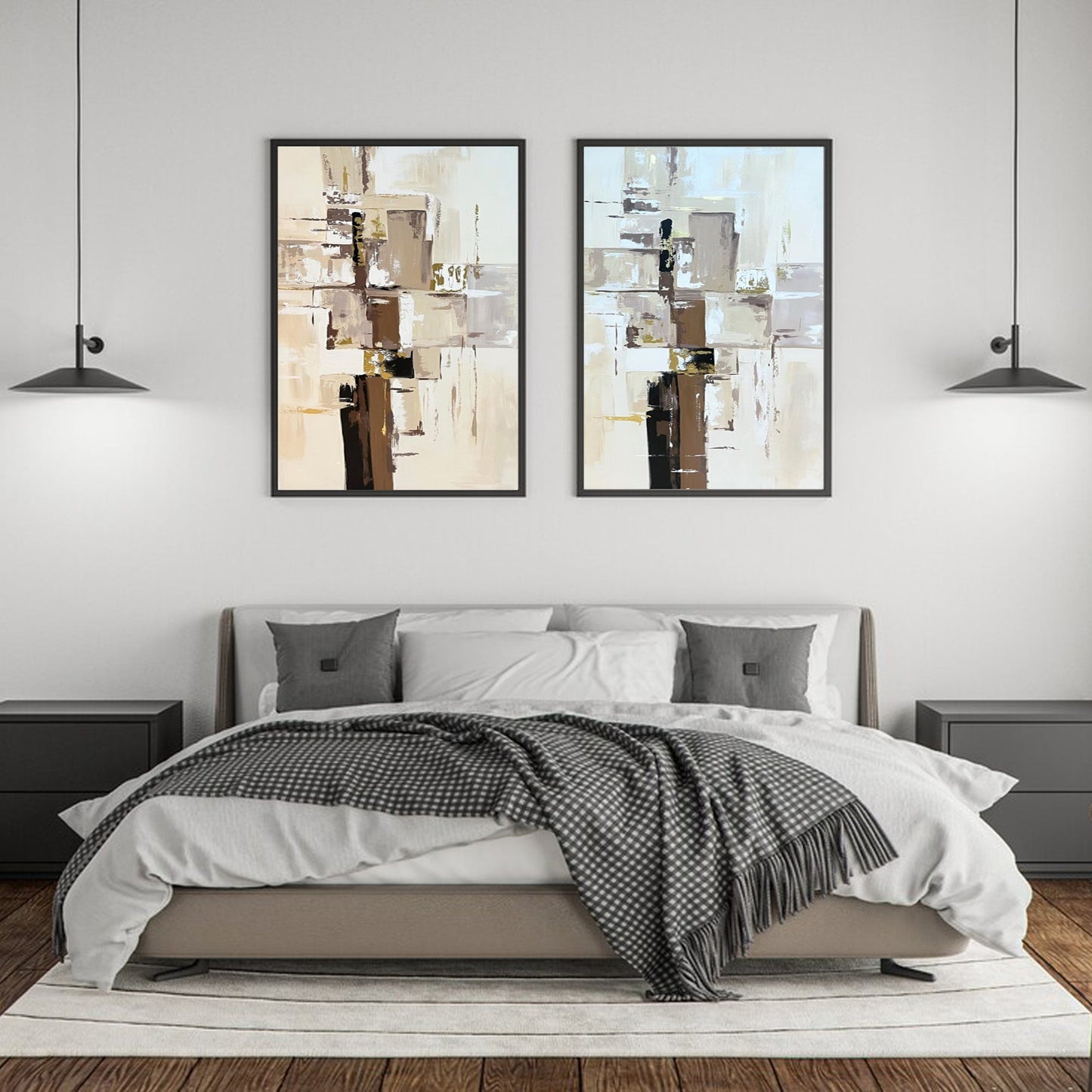 Modern Minimalist Art Set Of 2 #MMAS 012