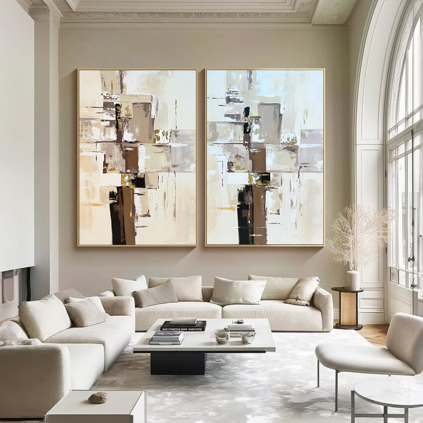 Modern Minimalist Art Set Of 2 #MMAS 012