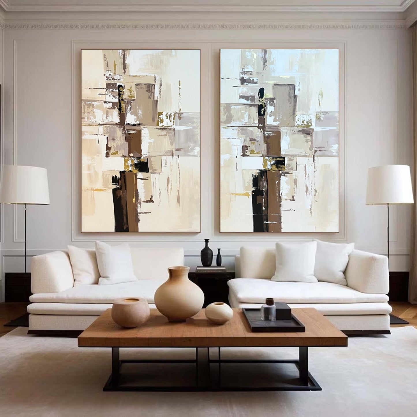 Modern Minimalist Art Set Of 2 #MMAS 012