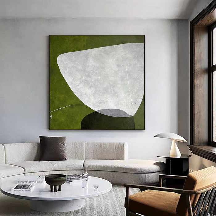 Modern Geometric Mid-Century Painting #MCP 02