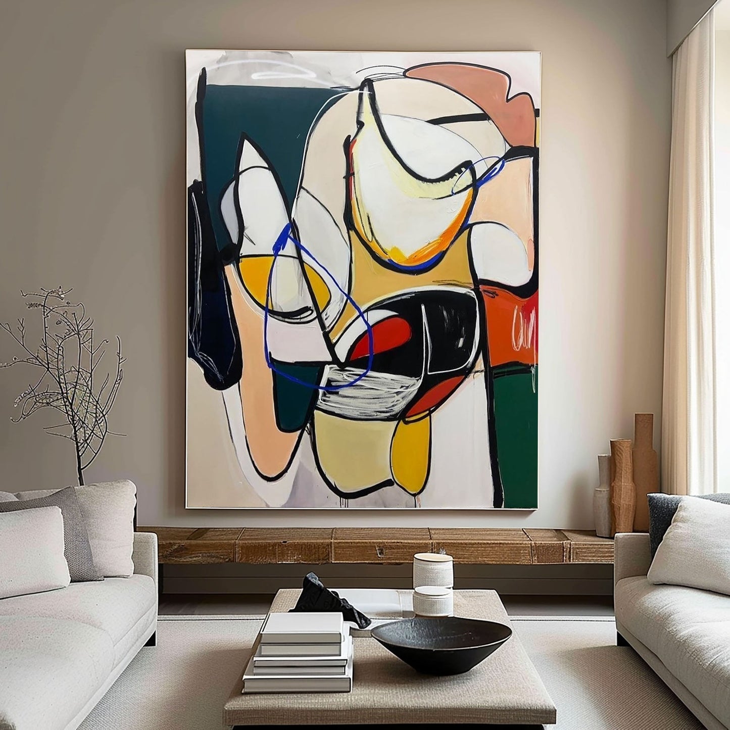 Mid Century Painting #MCP 001