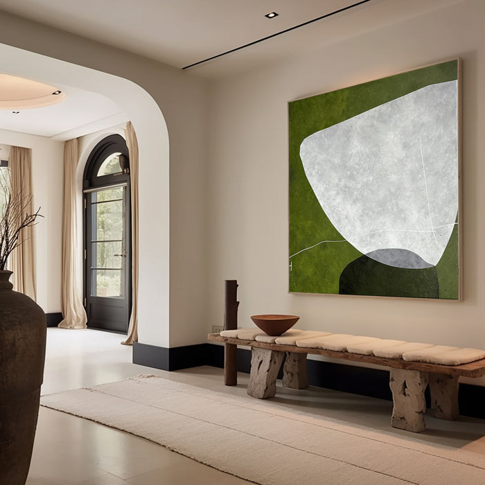 Modern Geometric Mid-Century Painting #MCP 02