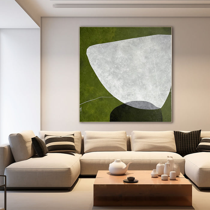 Modern Geometric Mid-Century Painting #MCP 02