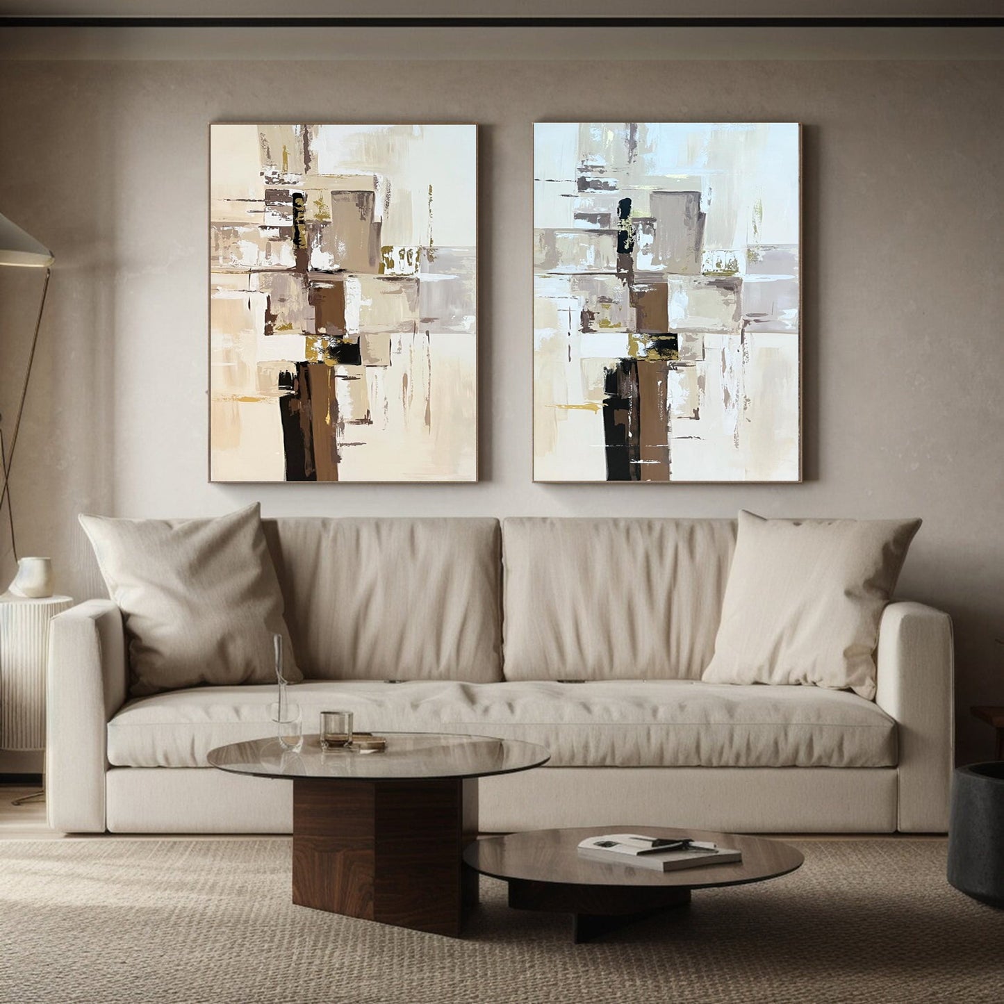 Modern Minimalist Art Set Of 2 #MMAS 012