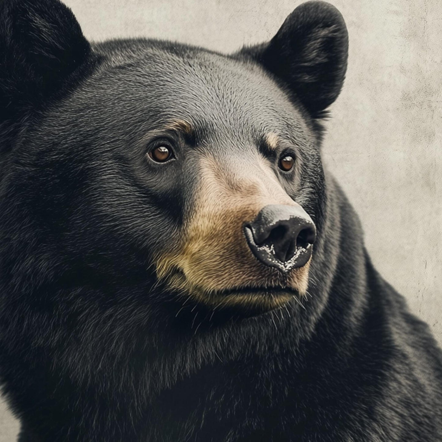 Original Black Bear Painting | Modern Wildlife Wall Art | Hand-Painted Canvas