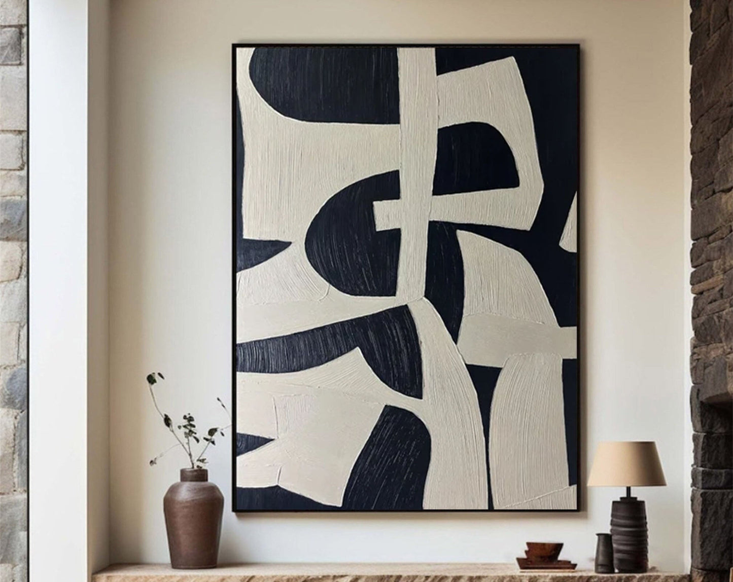 Abstract Neutral Canvas | Wabi-Sabi Soft Tone Art