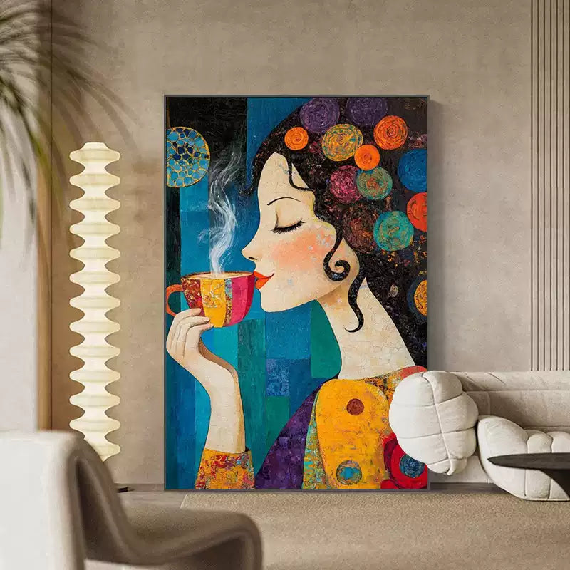 《How to hang oil paintings? Let art naturally blend into your living space》