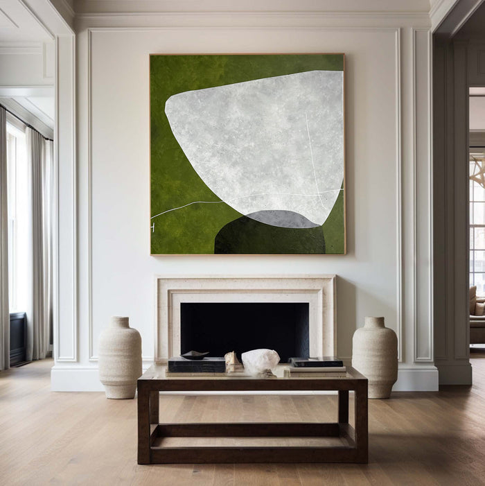Modern Geometric Mid-Century Painting #MCP 02